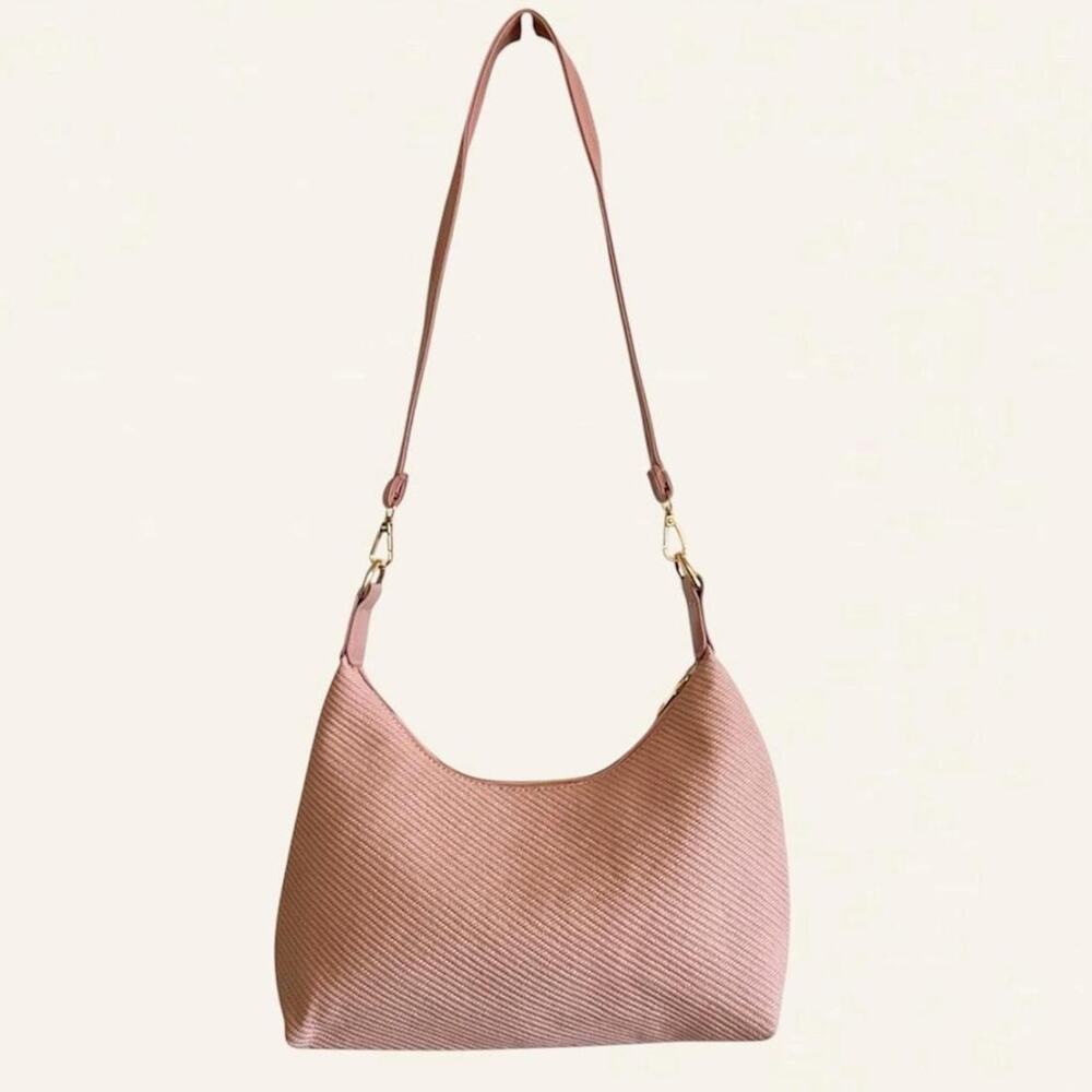 Beautiful pink shoulder bag material